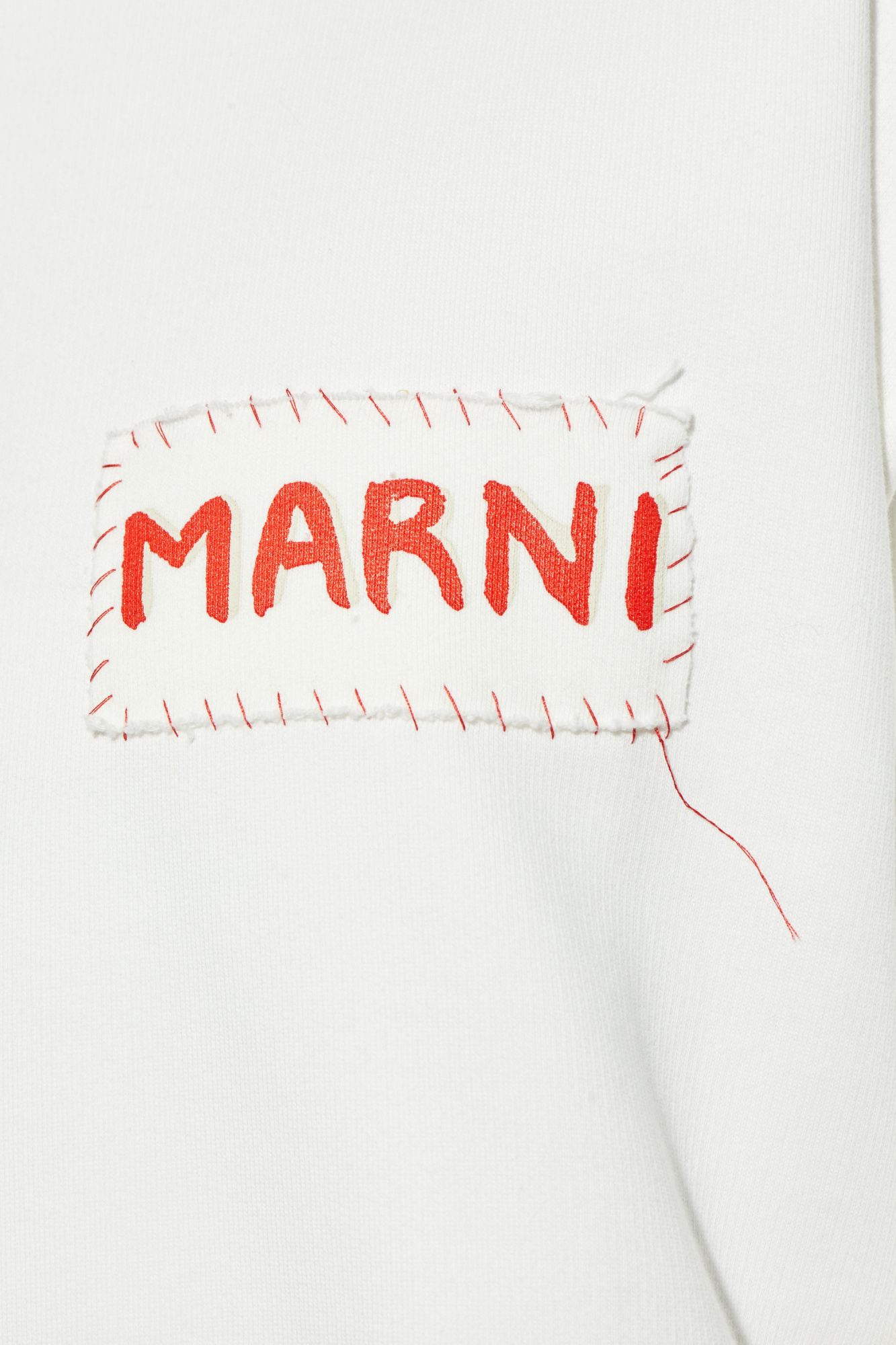 White Sweatshirt with logo Marni - Vitkac AS
